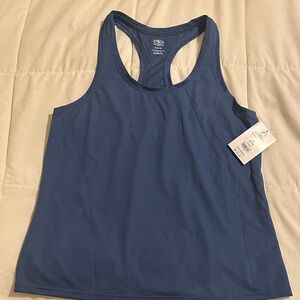Athletic works blue racerback Tank top